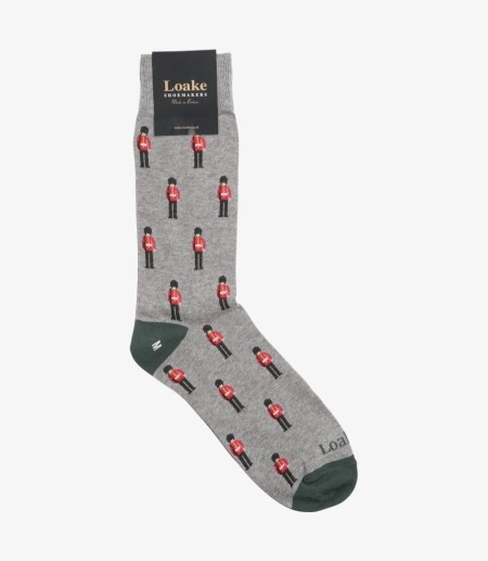 Loake Guard Socks Strumpor Herr Grå | SE0246990