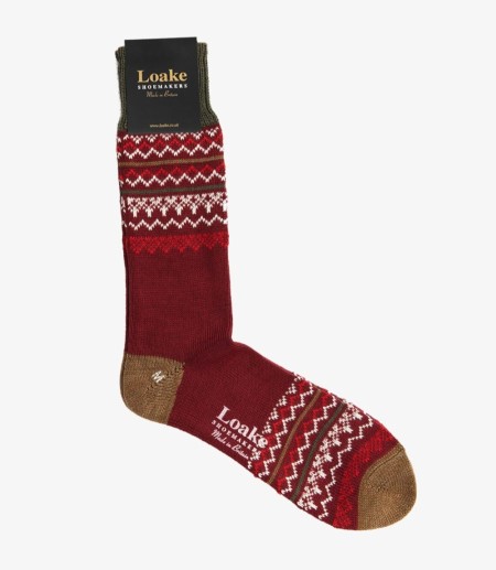 Loake Skye Socks Strumpor Herr Port | SE6289321